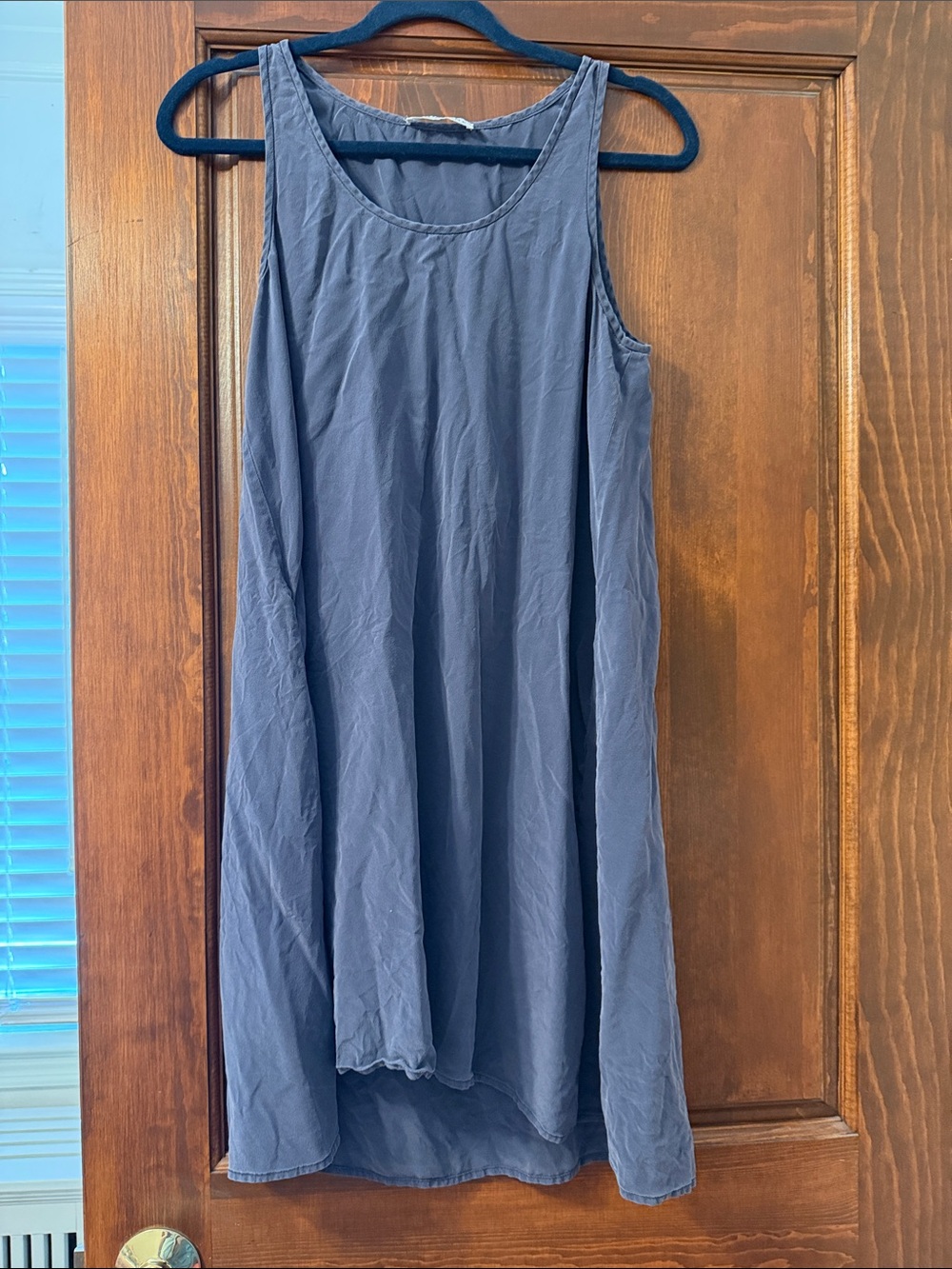 Everlane Sleeveless Dress in Slate Blue
